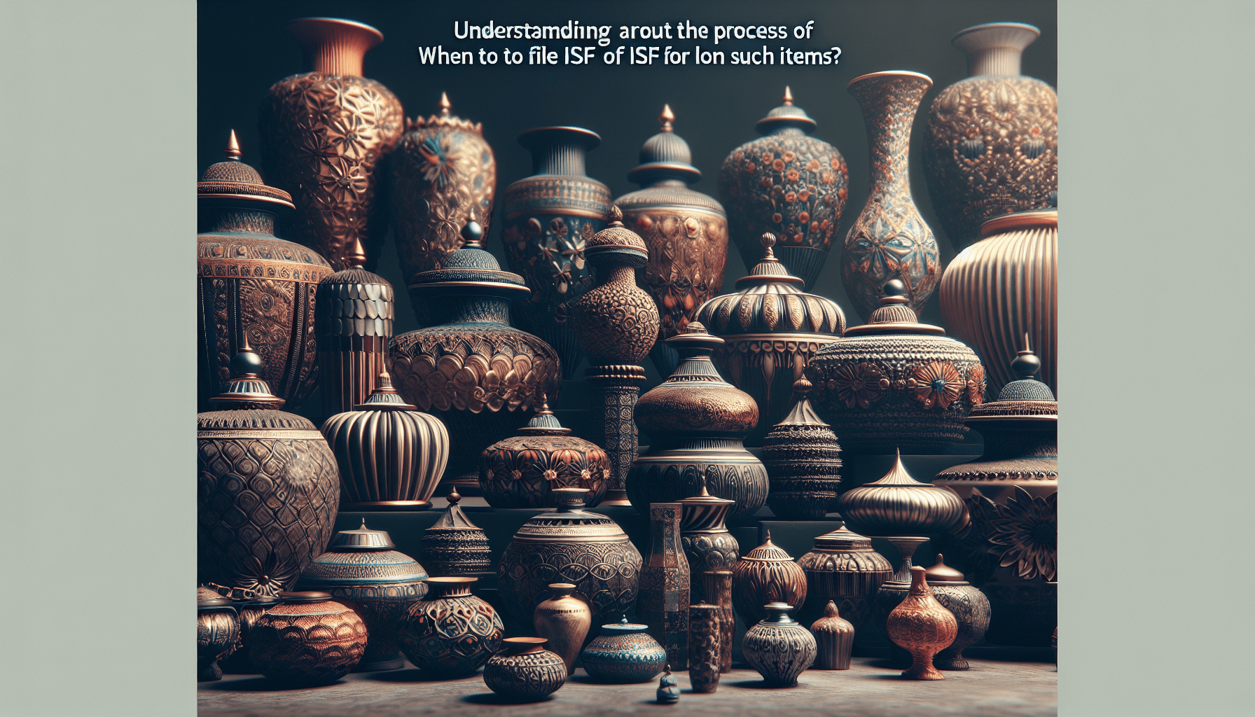 When To File ISF For Urns  Jars